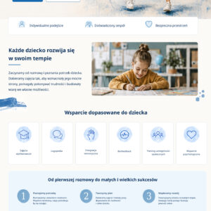 Layout strony WWW – edukacja i wsparcie dzieci 1
