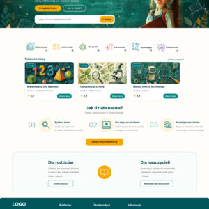 Layout strony WWW – edukacja i wsparcie dzieci 3
